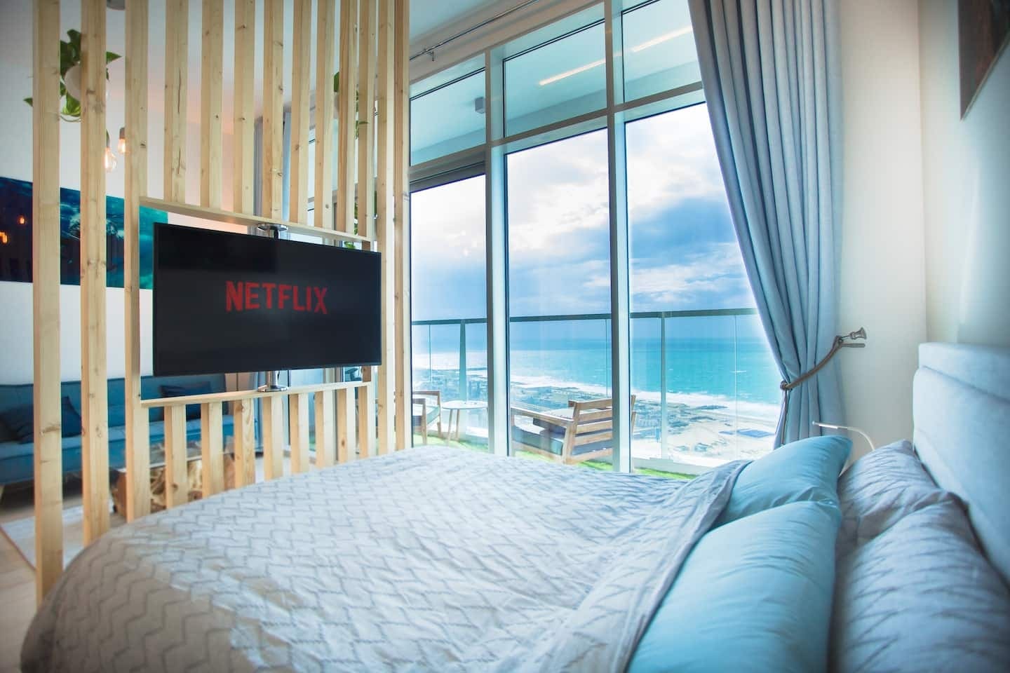 5_ Dubai Marina ♡ Sunset Sea View+Balcon + Piscine+Salle de sport