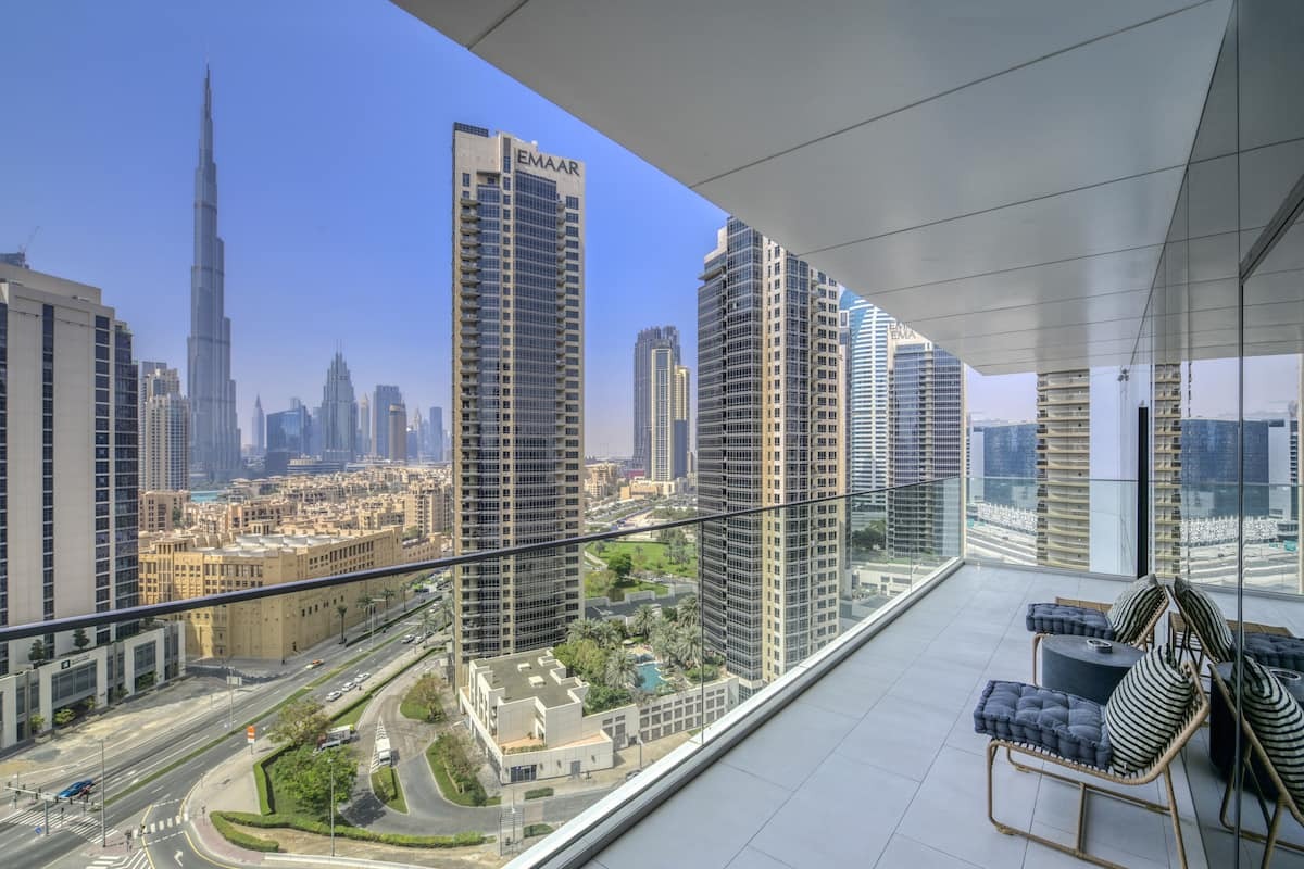 Appartement de luxe avec Burj Khalifa Vw et accès au canal de Dubaï