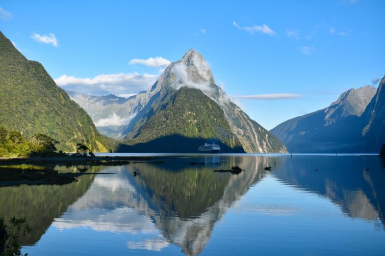 Fjord Milford Sound en Nouvelle-Zélande