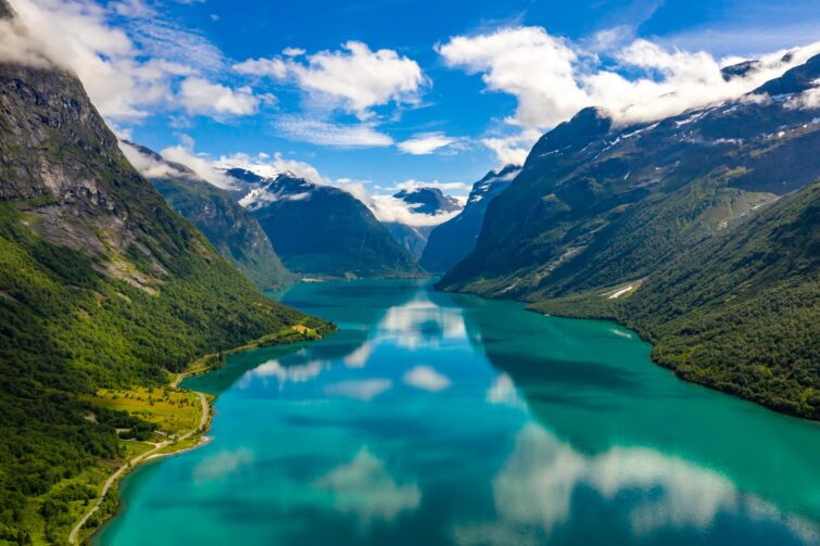 Fjord en Norvège