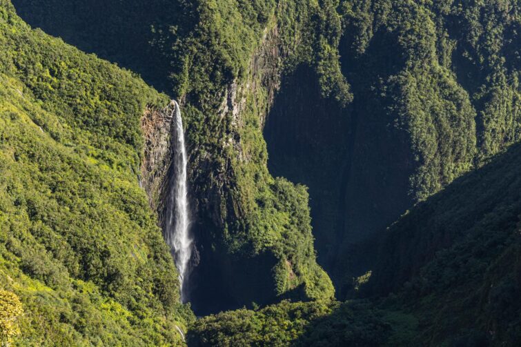 La cascade du Trou de Fer, île de La Réunion