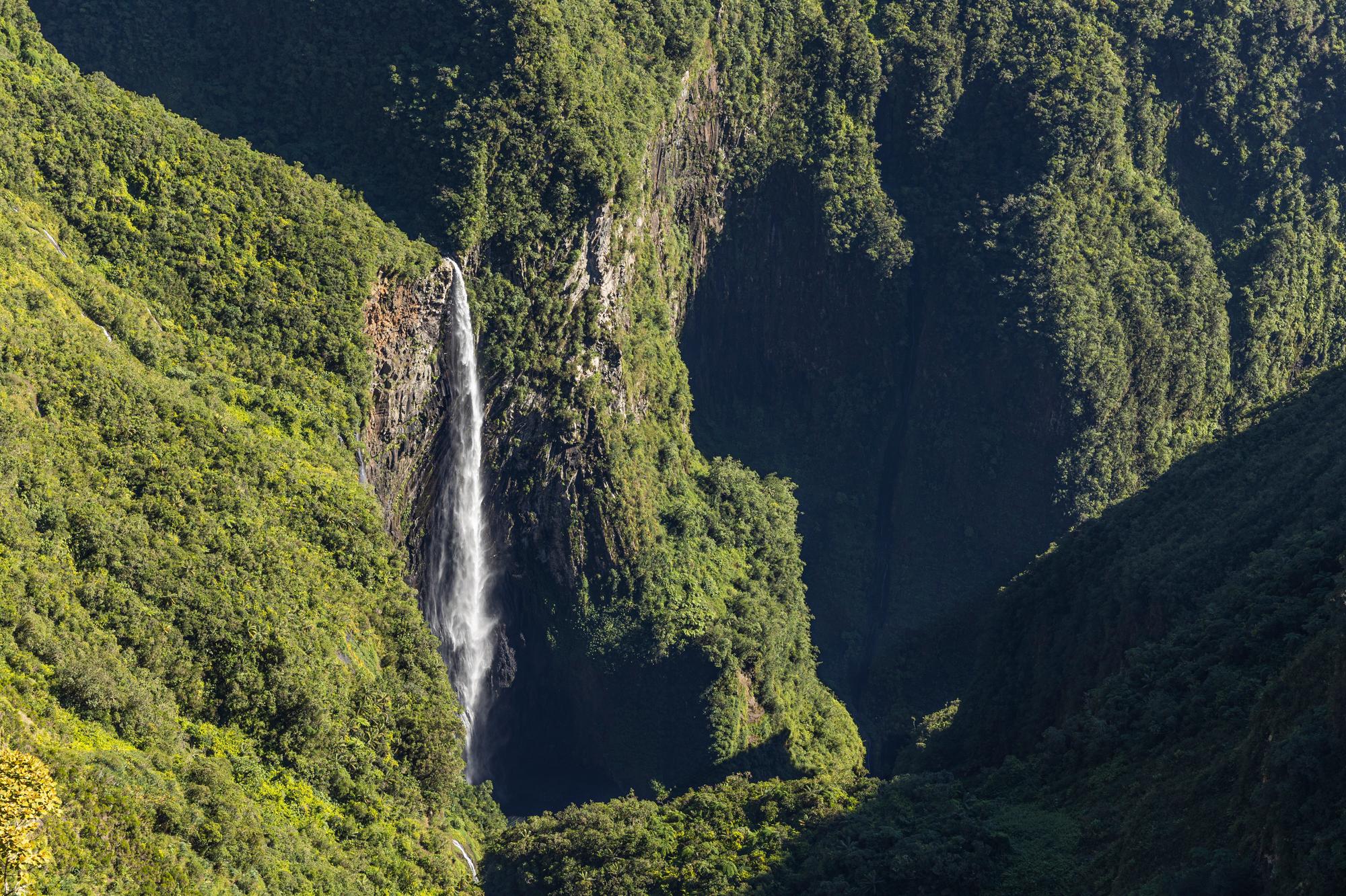 La cascade du Trou de Fer à La Réunion