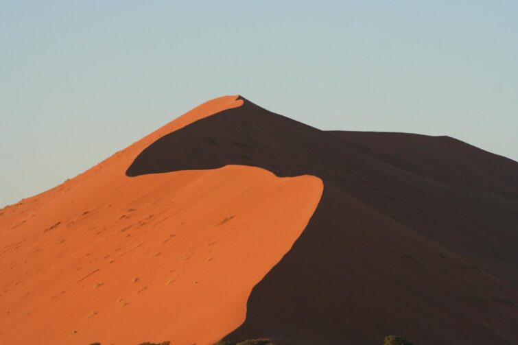 La dune Big Daddy à Sossusvlei en Namibie