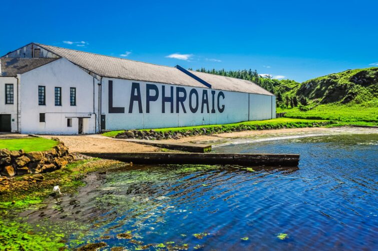 Laphroaig à Port Ellen, Écosse