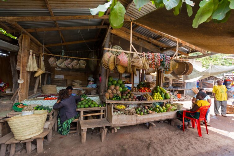Le marché central de Mto wa Mbu, Tanzanie