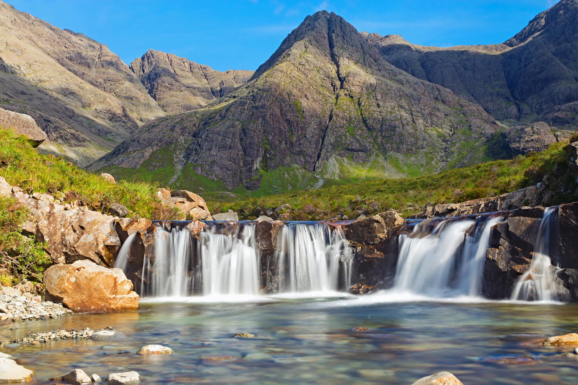 Les fées des Fairy Pools, à Skye, Écosse