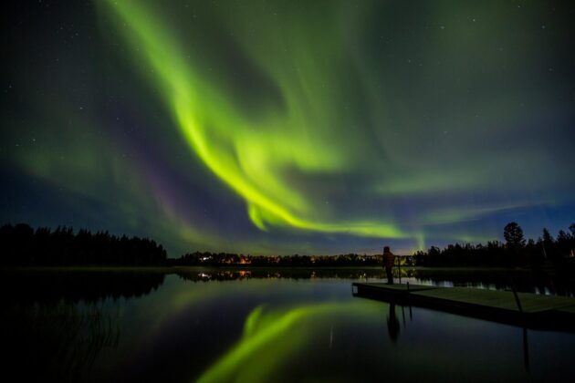 Lumières du Nord à Kiruna