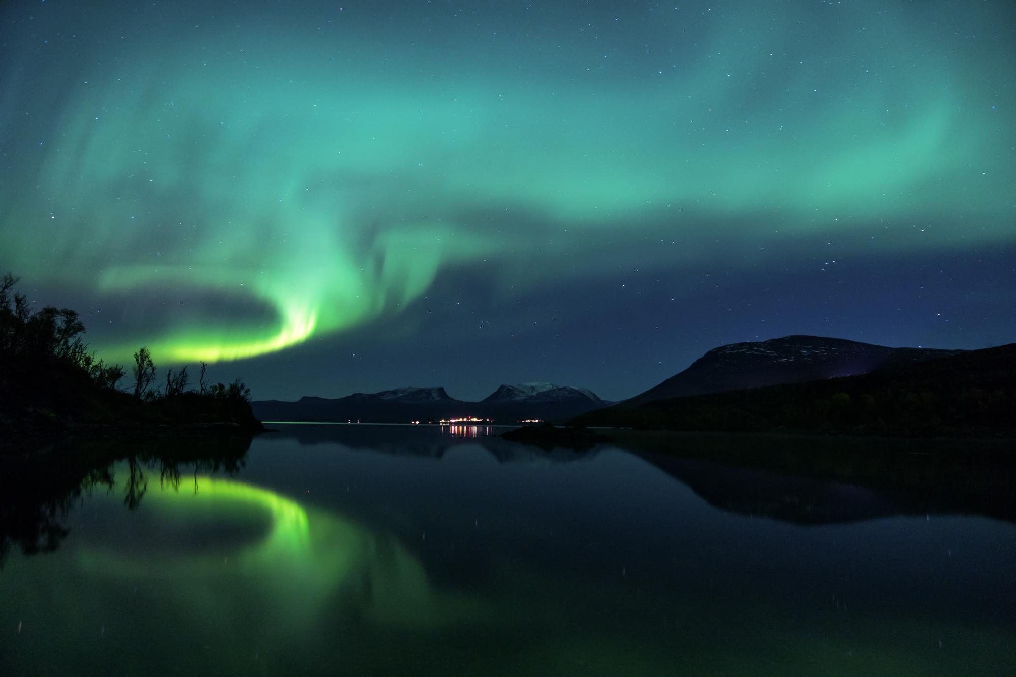 Lumières du Nord parc national d'Abisko