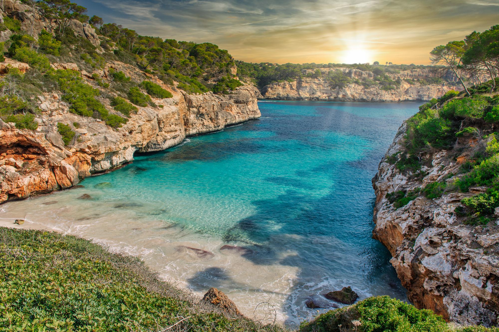 Plage Es Caló des Moro à Majorque