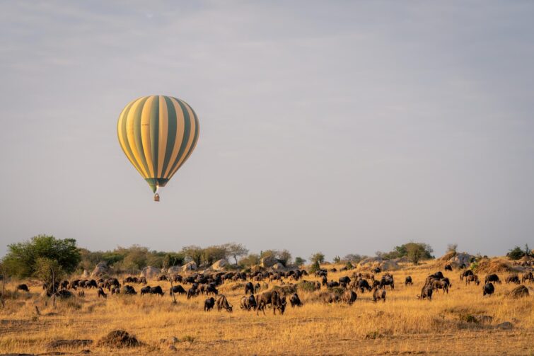 Safari en montgolfière en Tanzanie