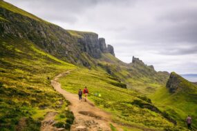 Sentier du Quiraing sur l'île de Skye