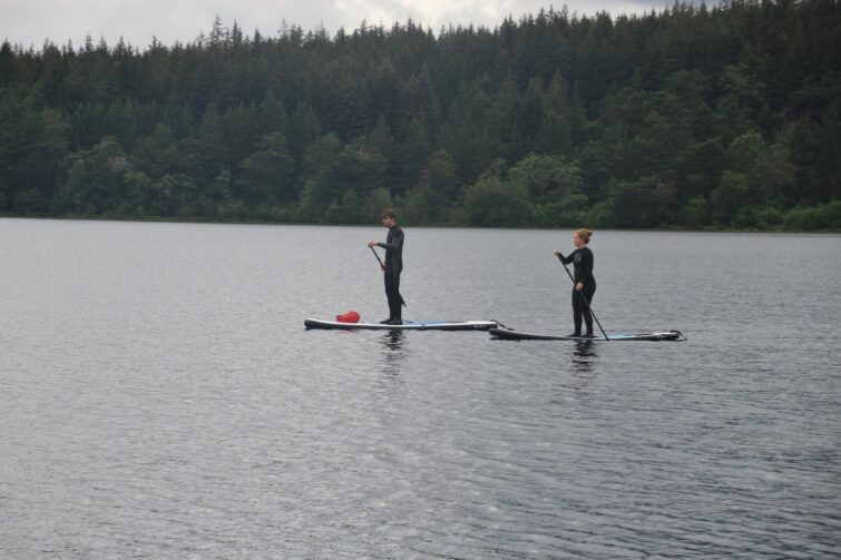 Stand Up Paddle sur le Loch Morlich
