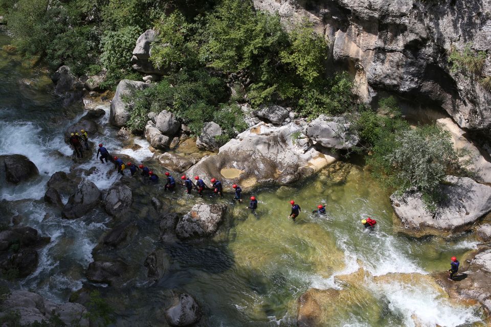 canyoning Split Croatie