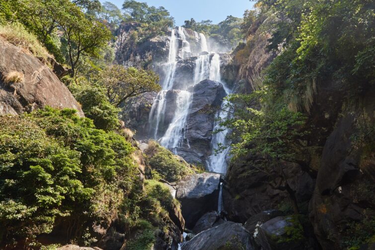 cascade Sanje, dans les montagnes Udzungwa en Tanzanie