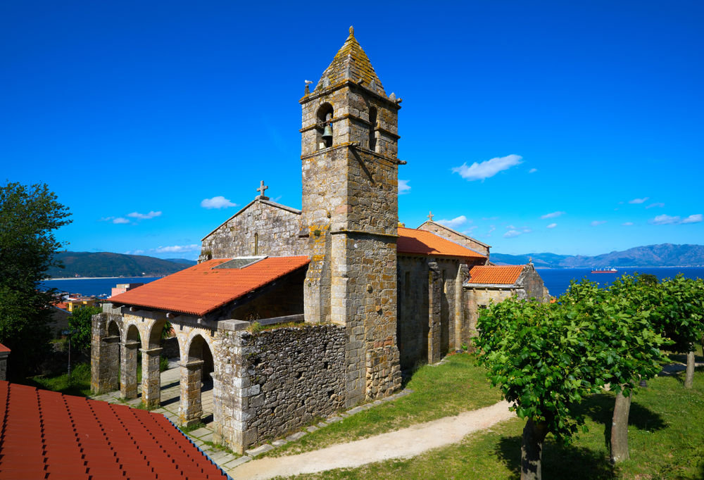 église de Fisterra ou Finisterre Camino de Santiago Chemin de Saint-Jacques