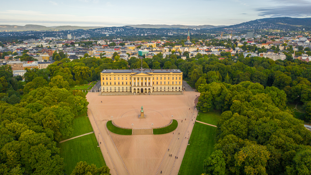 Le palais royal d'Oslo