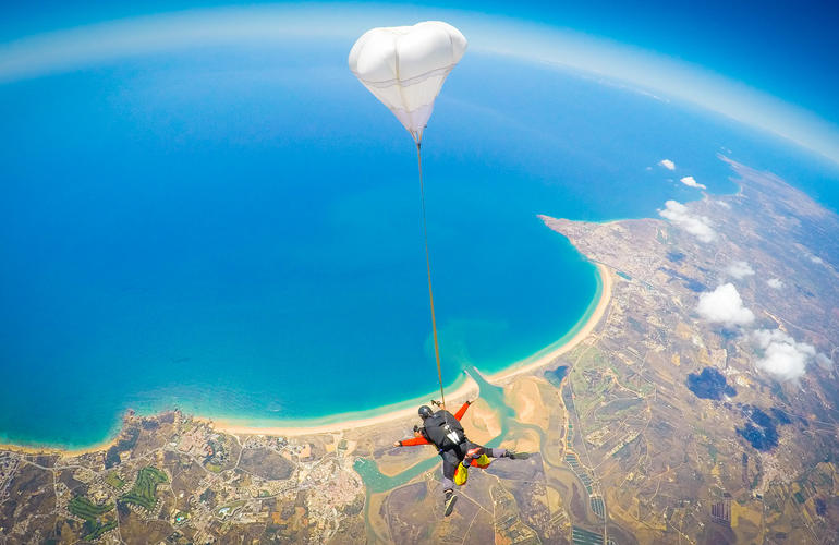 Saut parachute Algarve