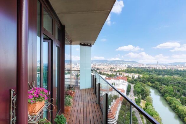 Airbnb avec vue sur Danube à Vienne