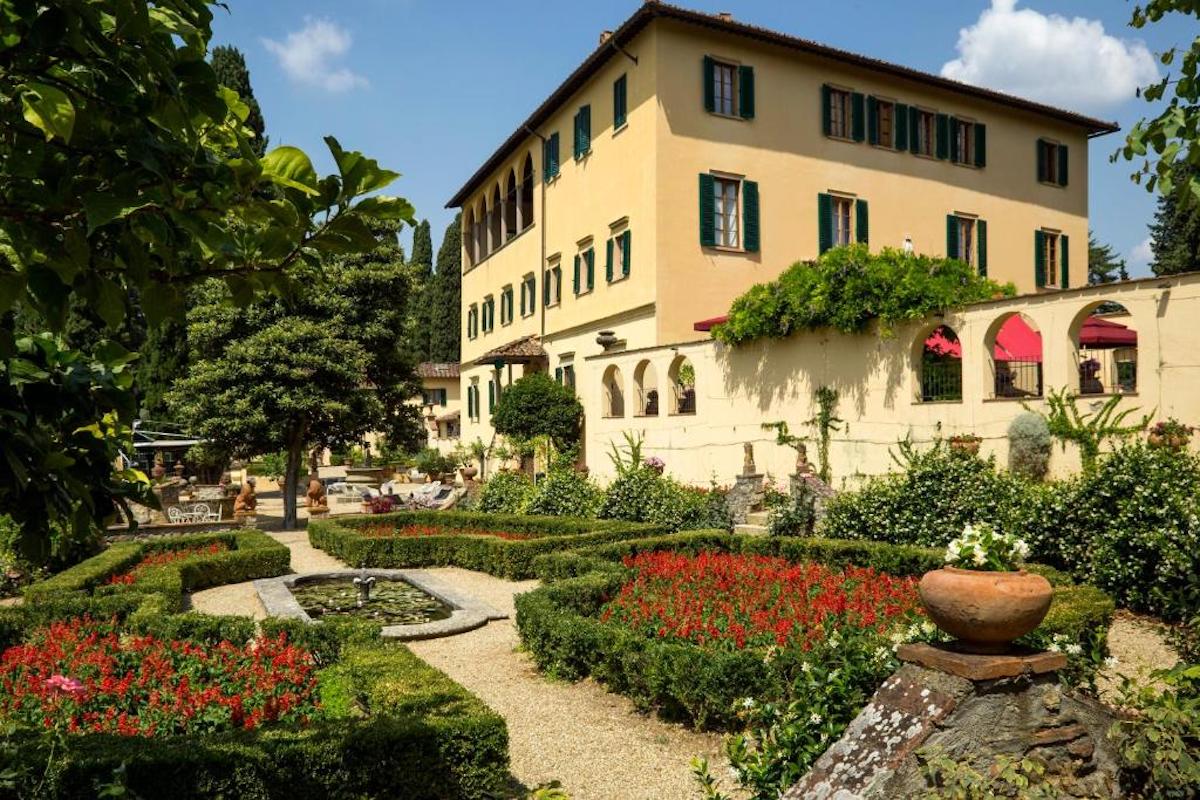 Art Hotel Villa Agape et vue sur jardin à Florence