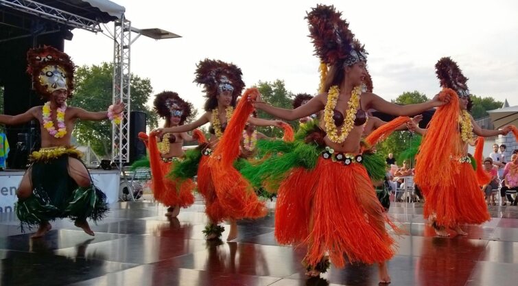 Danse au festival culturel Heiva i Tahiti