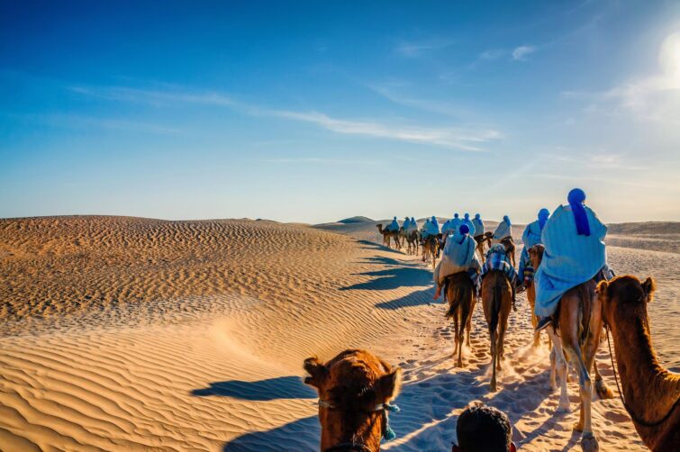 Désert du Sahara en Tunisie
