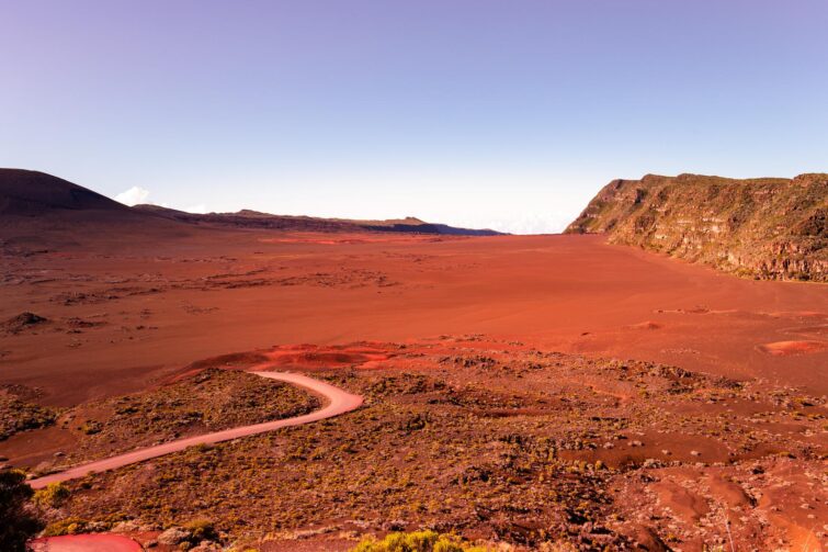 La Plaine des Sables, paysage volcanique de la Réunion