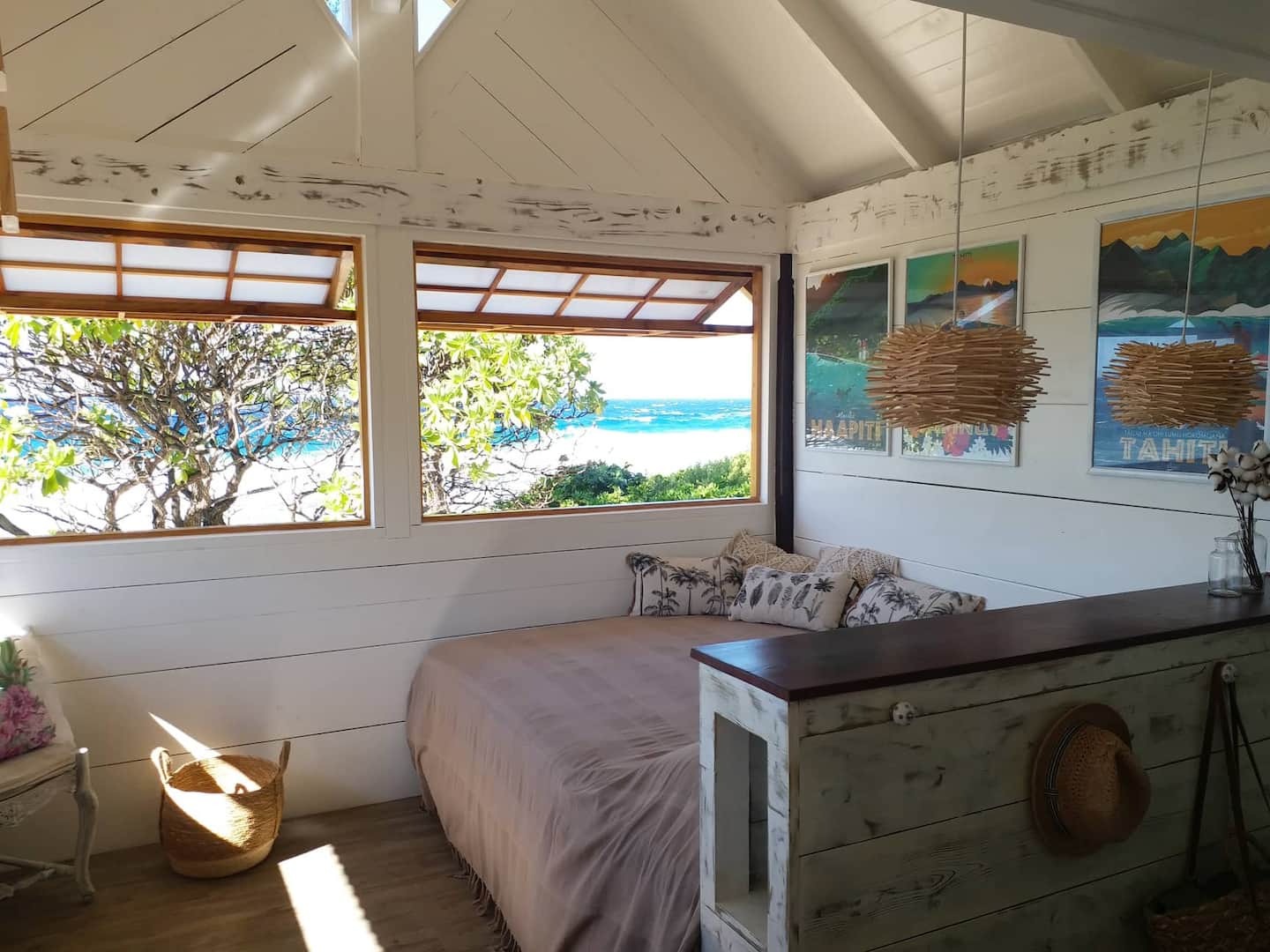 La cabane, Airbnb typique à Moorea en Polynésie française