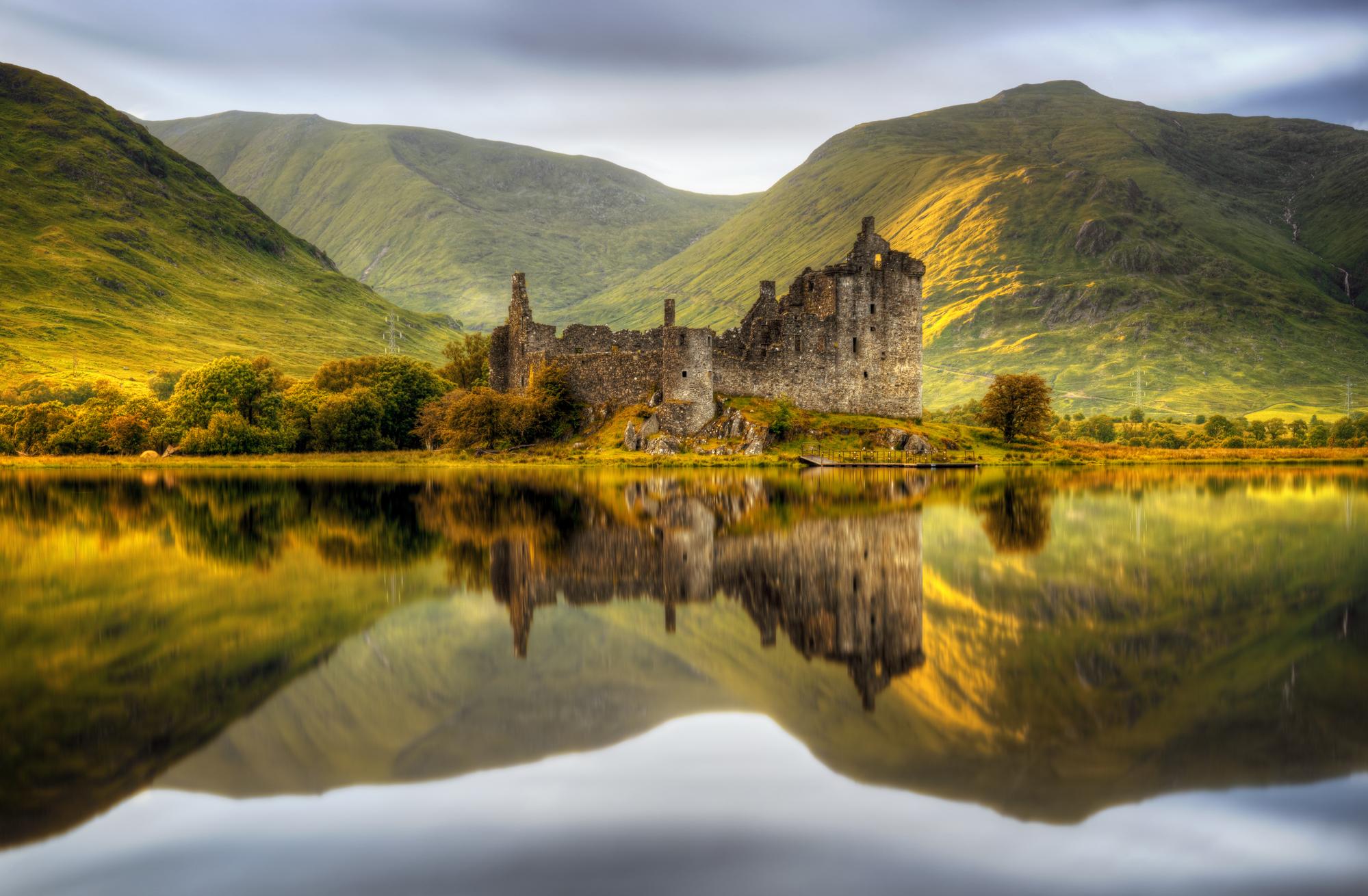 Le mystérieux château Kilchurn et le le Loch Awe