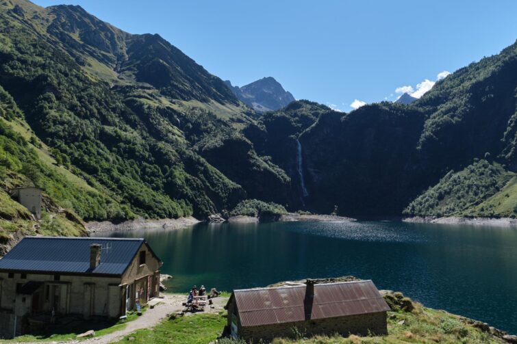 Le refuge du lac d'Oô dans les Pyrénées