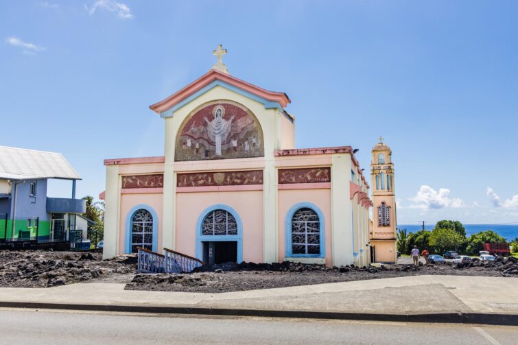 L'église Notre-Dame-des-Laves à la Réunion