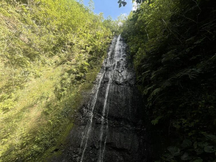 Les cascades d'Afareaitu à Moorea en Polynésie française