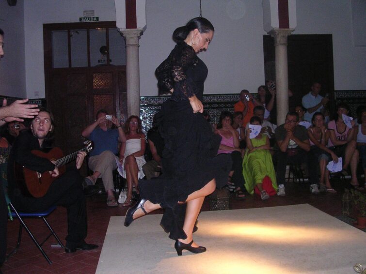 Spectacle à la Casa del Flamenco Séville