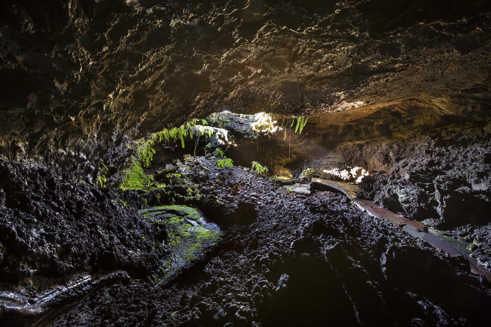 Tunnel de lave, La Réunion