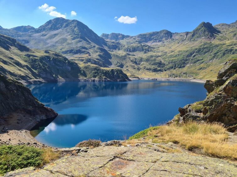 le lac Bleu pour une randonnée dans les Pyrénées