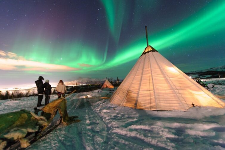 rencontre avec les Sami sous les aurores boréales