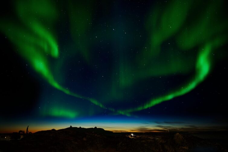 Aurores boréales à Illulissat