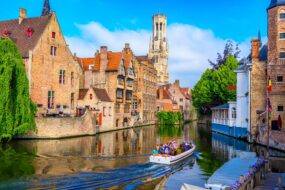 Canaux de Bruges, Belgique