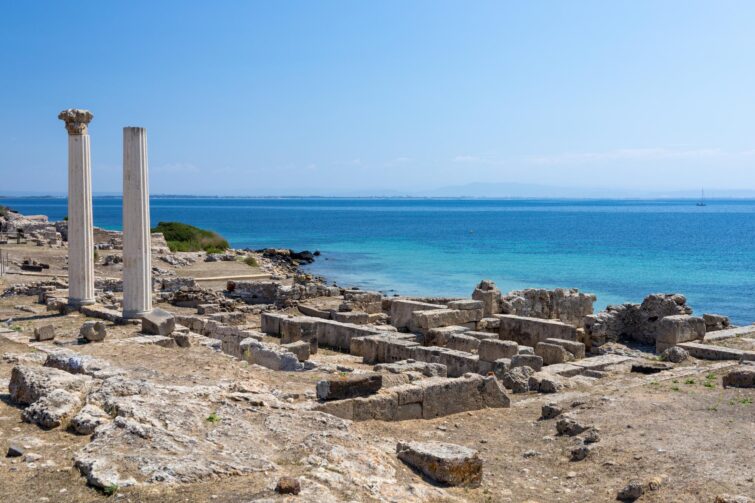La cité antique de Tharros en Sardaigne