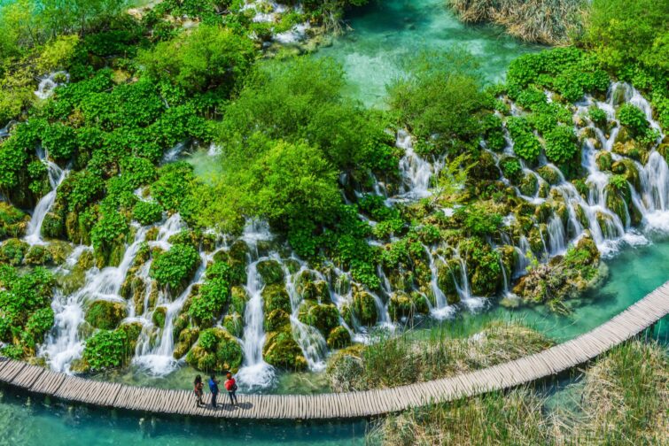 La randonnée des lacs de Plitvice, Croatie