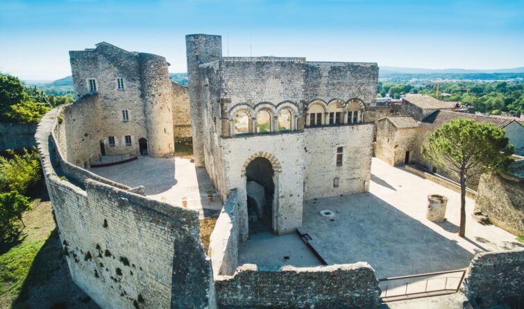 Le château de Montélimar dans la Drôme en France