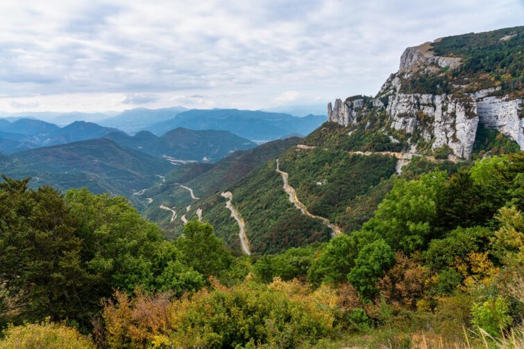 Le col de Rousset dans le massif du Vercors dans la Drôme