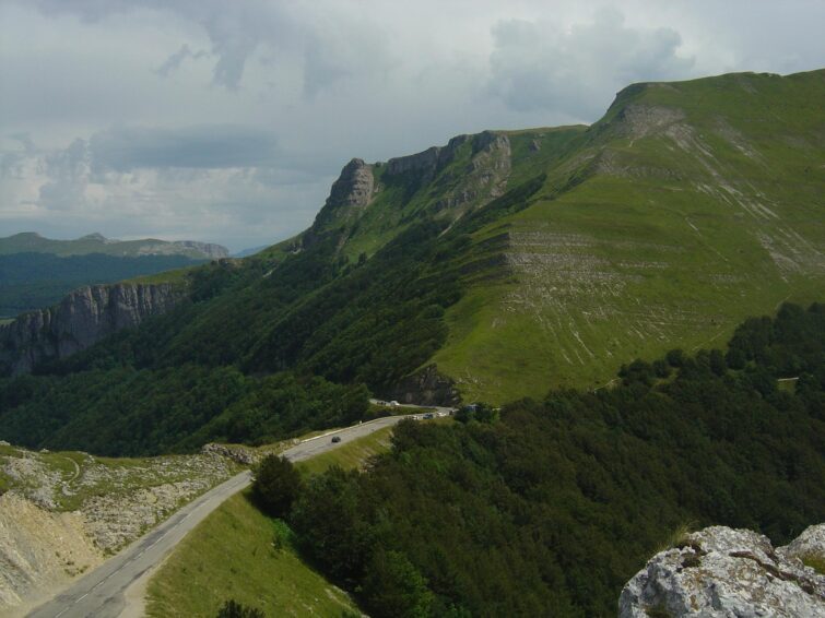 Le col de la Bataille dans la Drôme