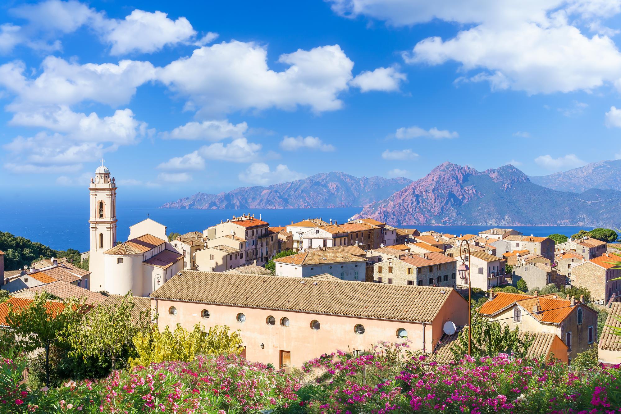 Paysage de Cargèse, Corse