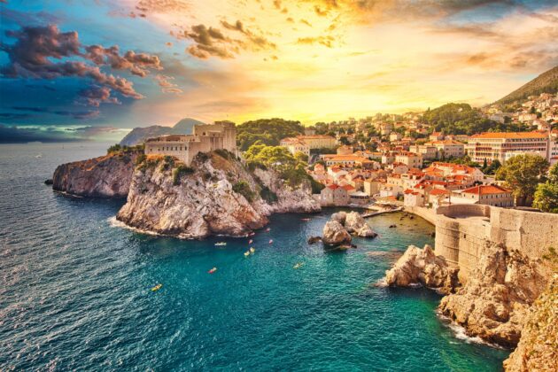 Ville historique de Dubrovnik en Croatie