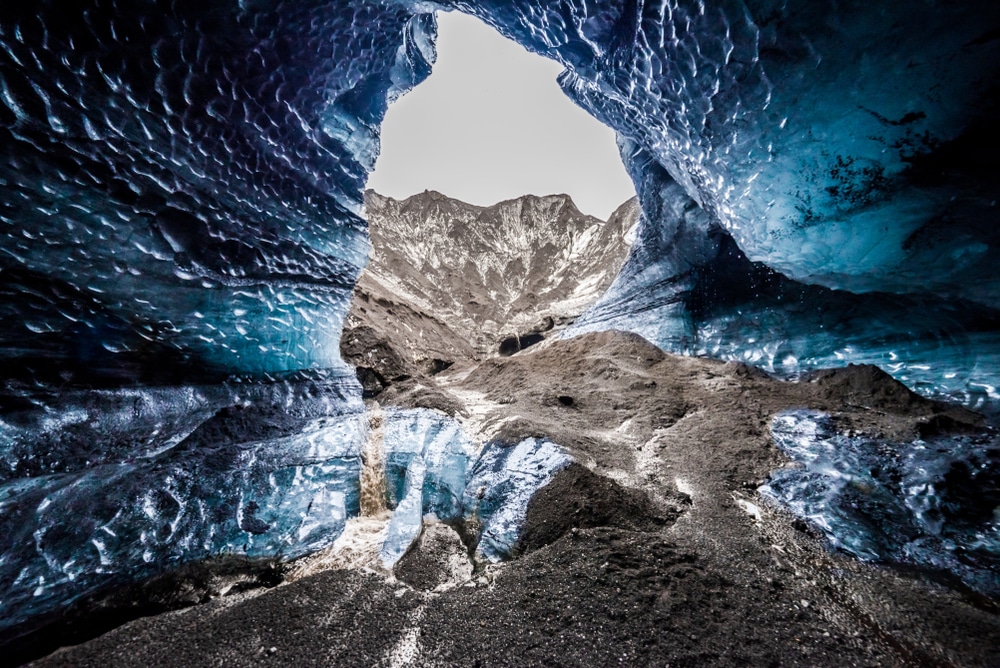 Grotte de glace Katla, en Islande