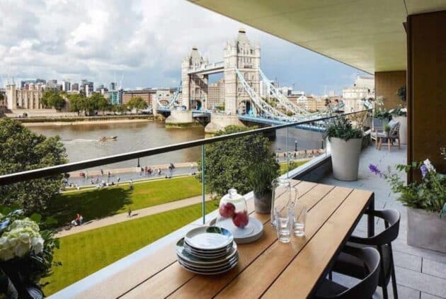 Airbnb à Londres avec Vue sur la Tamise