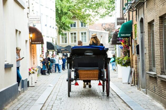 Bruges en calèche