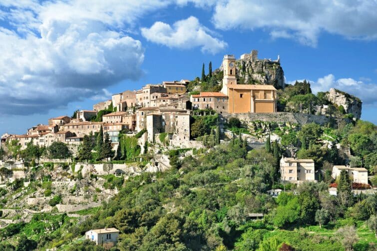 Village médiéval d'Èze sur la Côte d'Azur en France