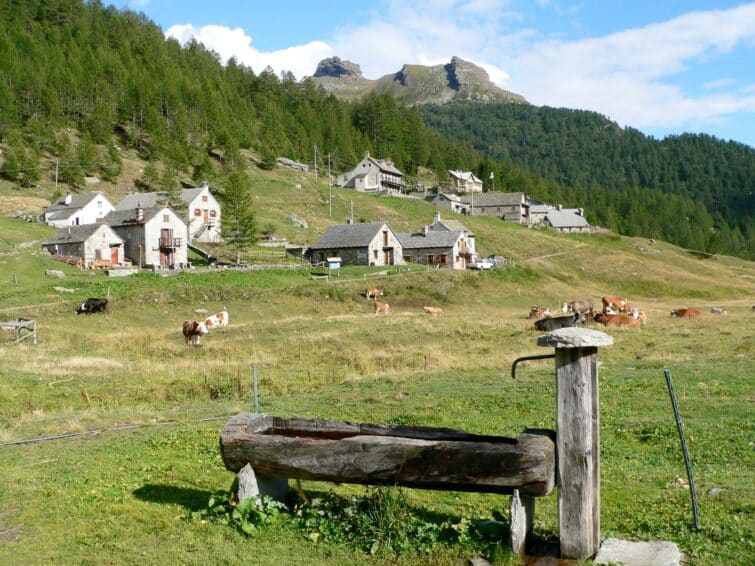 Alpe Veglia Natural Park, Devero, Italian Alps, scenic mountain landscape