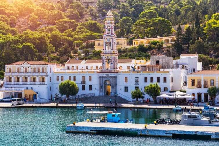 Monastère Saint-Archange Michael Panormitis à Symi, Grèce